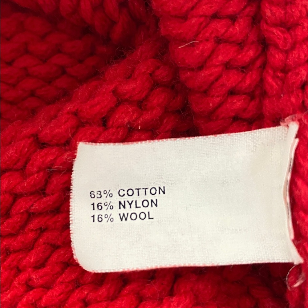 GAP kids XL Red Snowflake Crew Neck Sweater Perfect for pictures/ flaws - Picture 9 of 12
